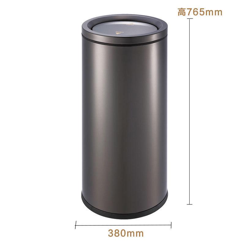 户外垃圾桶商场垃圾桶翻盖大号酒店大堂不锈钢垃圾箱大容量