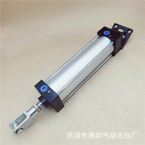 亚德客型标准气缸sc50x350-s-y-ca带y型接头单耳斜座气缸