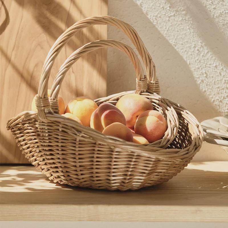 xyt礼品小提篮藤编收纳筐竹篮果篮手提篮野餐篮购物篮柳编篮,收纳整理,橱柜收纳筐,淘宝优惠券,粉丝福利购,淘宝优惠卷