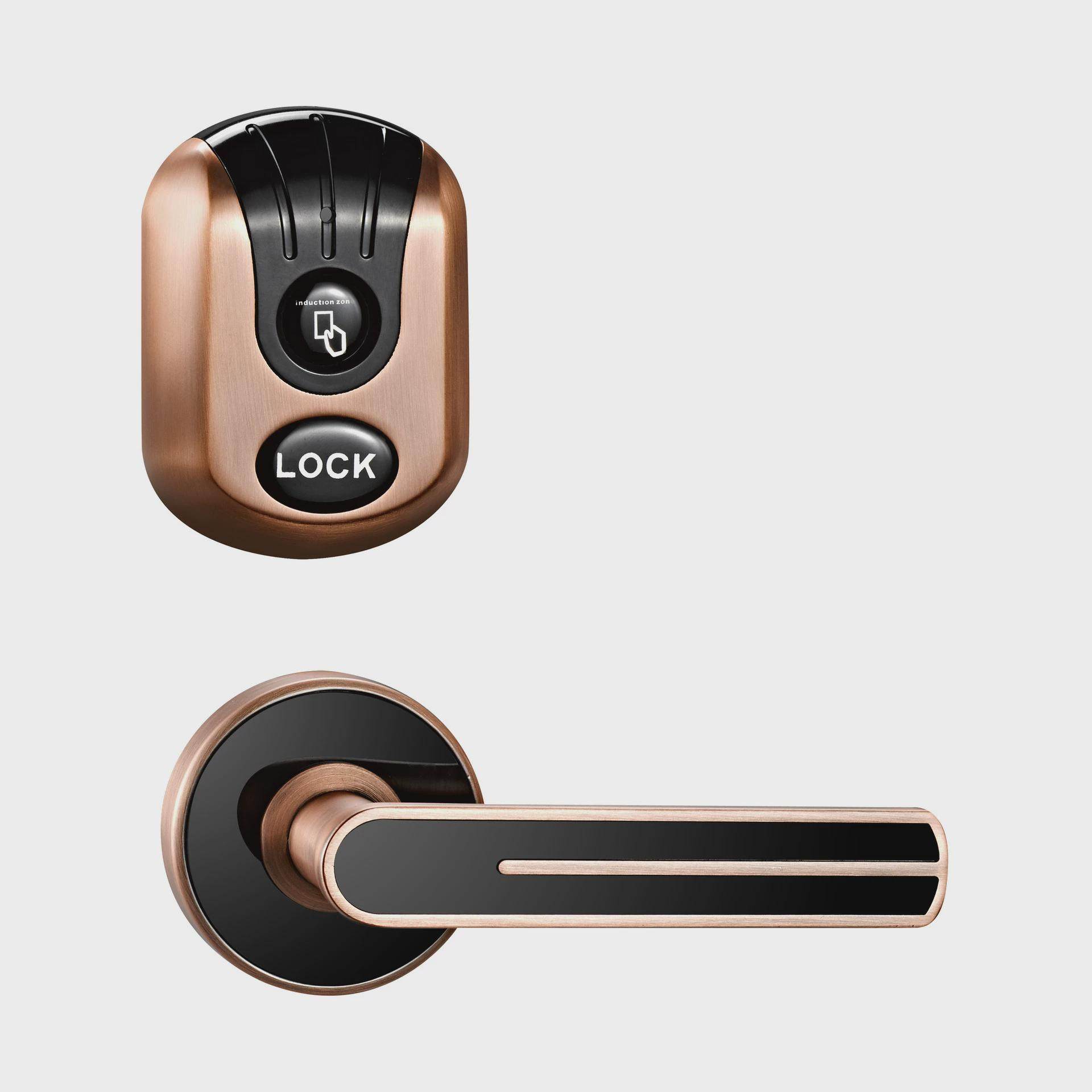 酒店智能门锁宾馆感应锁锁民宿分体磁卡锁公寓联网刷卡电子锁工厂