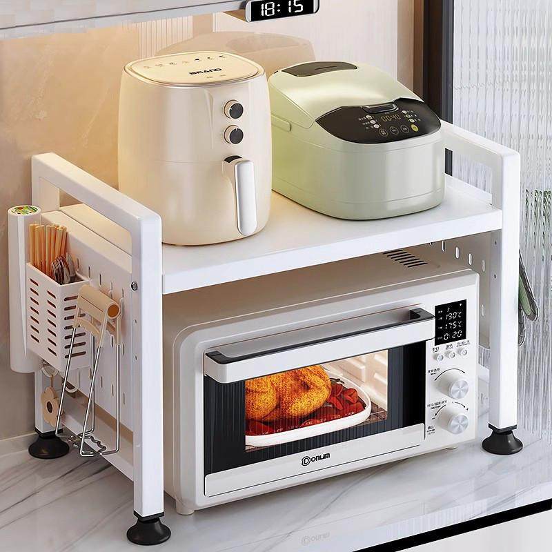 可伸缩厨房微波炉置物架烤箱架子家用台面桌面双层电饭锅收纳支架,机械设备,其他机械设备,淘宝优惠券,粉丝福利购,淘宝优惠卷