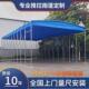 移动推拉雨篷伸缩雨棚车库夜市帐篷仓库遮阳棚棚户外遮阳棚