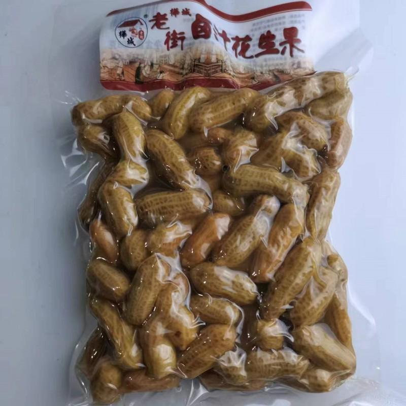 桦城老街水煮花生卤汁多味袋装休闲带壳五香即食下酒菜408克包邮