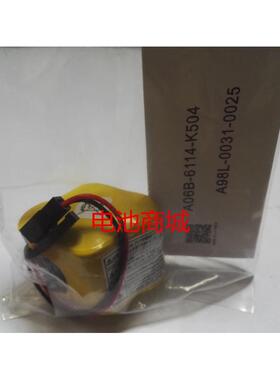 BR-2/3AGCT4A A98L-0031-0025 A06B-6114-K504黑色插头FANUC电池