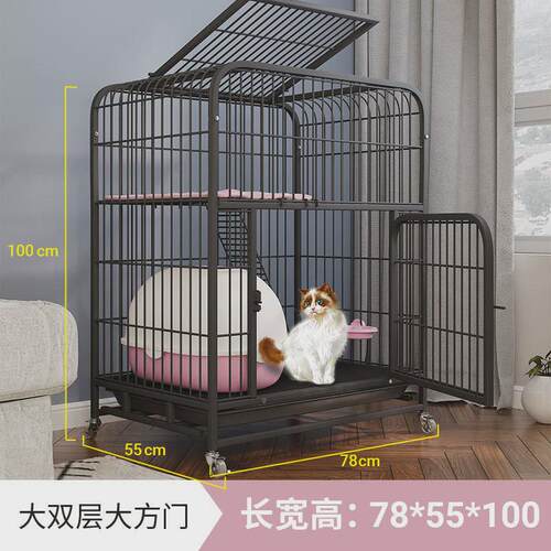 房子宠物猫笼子家用猫别墅室内猫咪厂家直销双层三层四层组装猫笼