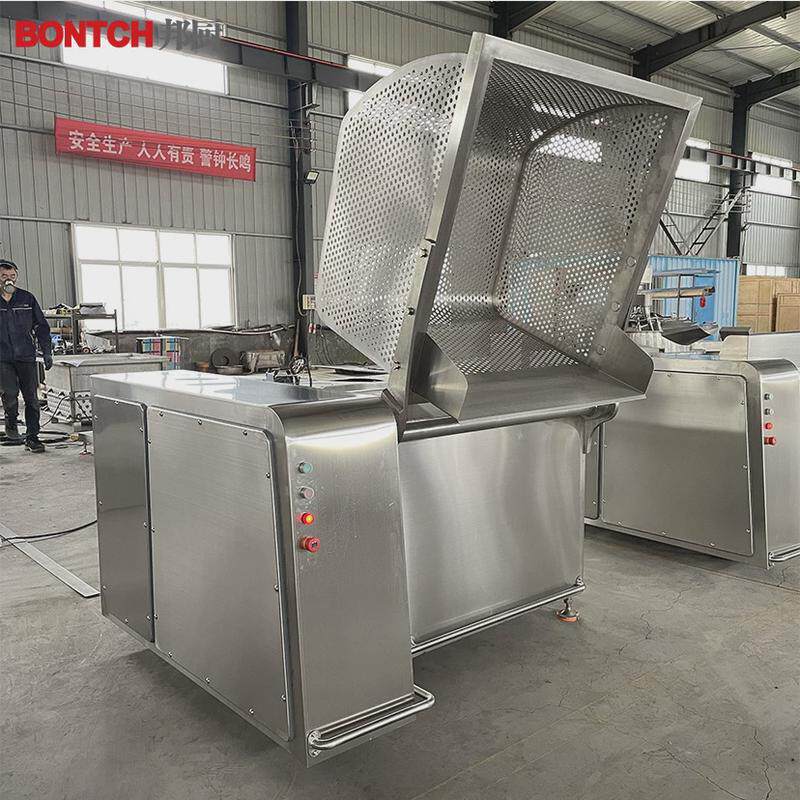 烫焯水锅肉制品加工焯水漂方形设备蔬菜杀青漂烫线自动翻筐焯水锅