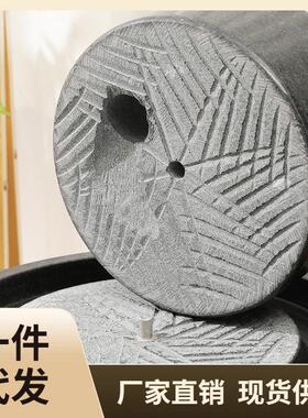 p616新款磨盘磨家用小石老石磨青石石磨家用磨盘手工石磨家用豆浆
