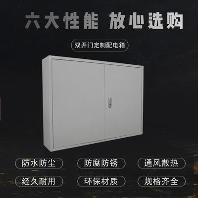 成套双层门定做配电箱工地厂程总开关加C45室内户外控制柜基业箱