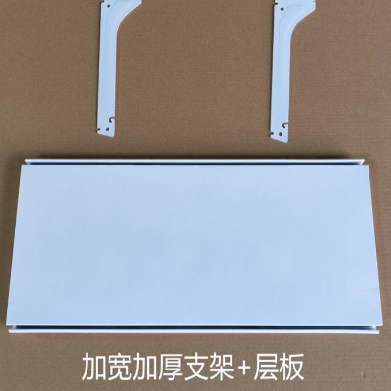 厂家便利店白色层板黑色隔板木纹超市展示货架灰色层架金属挂配件