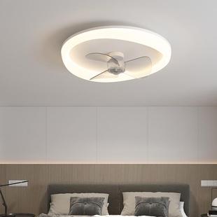 奶油风卧室灯吸顶灯吊扇灯儿童房餐厅主卧风扇电风扇灯2023年新款