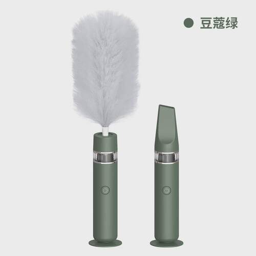 电动鸡毛掸除尘器掸子可伸缩静电除尘自动家用扫灰车用吸尘器