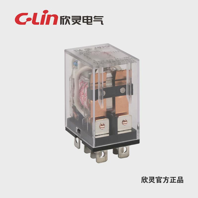 欣灵牌继电器HHC68A-2Z/JQX13F-2Z/HH62P/LY2带灯DC24/12V AC220V