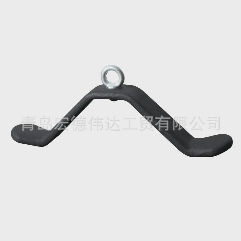 三头肌下拉杆浸把手塑健身器材龙门架配件下压训练高位下拉把手