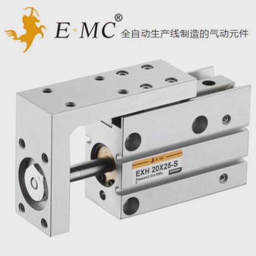 emc亿太轨精密侧诺滑台气缸exh6/10-5/10/15/20/25/30/40/50/60-s