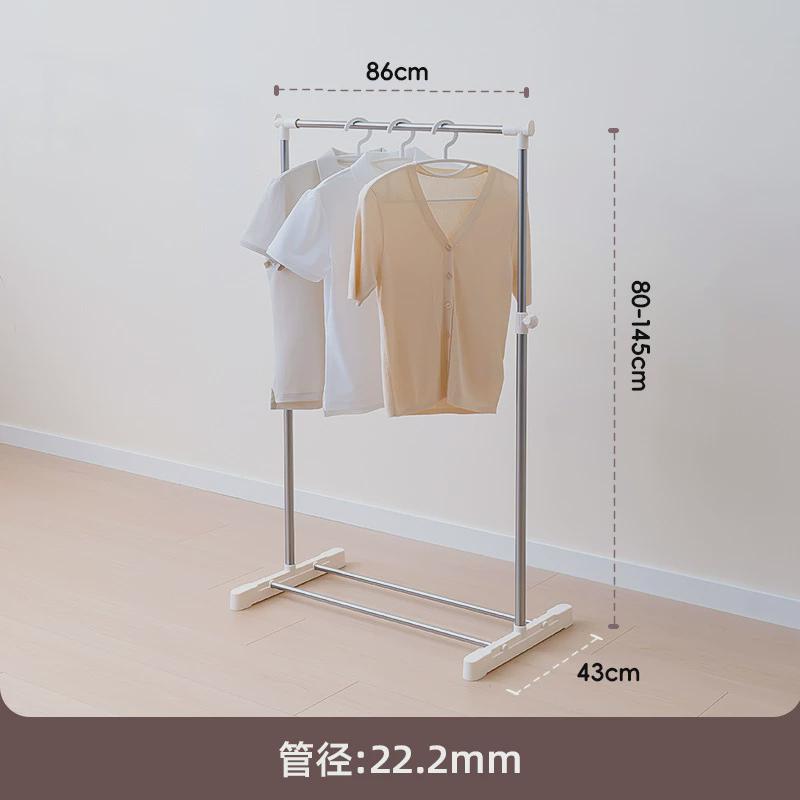 挂衣架落地卧室简易房间凉衣架室内晒衣杆晾衣架阳台家用