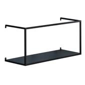 ins铁艺墙上置物架卧室客厅书架背景墙面装 饰壁挂架子展示架