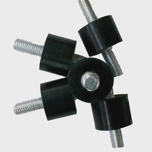 异型金属包胶橡胶件包铁橡胶减震缓冲器螺丝包胶件硅橡胶包铁件