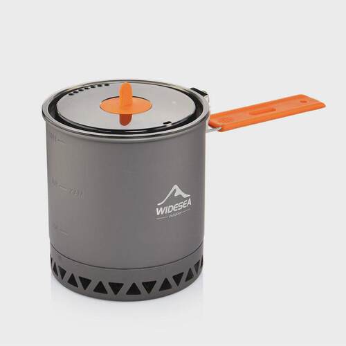 便携式野营单锅新款聚能集热露营锅具widesea徒步登山户外炊具