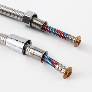 花洒软管淋浴喷头软管热水器淋浴管不锈钢软管304彩丝EPDM抽拉管