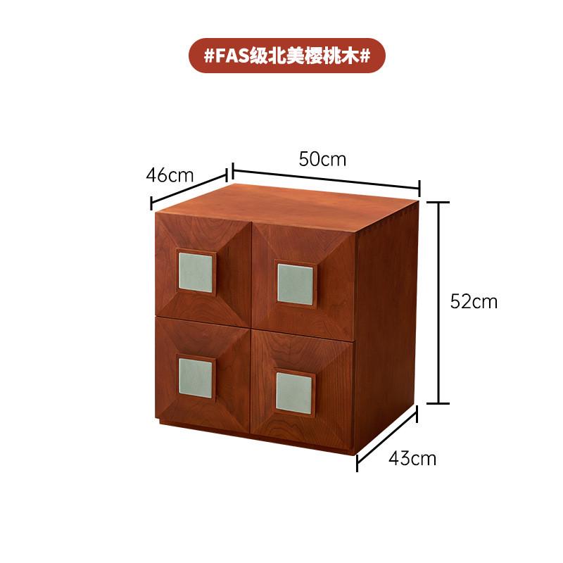 法式中客厅模块电视组合柜古风多功能家用收纳斗柜复古实木餐边柜