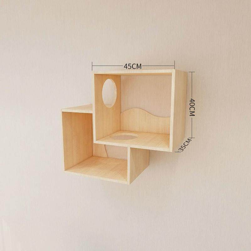 萌助实木猫爬架墙壁DIY猫墙壁架壁挂猫抓柱猫跳台猫架太空舱猫窝,宠物/宠物食品及用品,猫笼子/猫别墅,淘宝优惠券,粉丝福利购,淘宝优惠卷