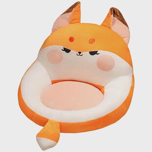 卡通动物包臀坐垫屁垫办公室久坐减压靠垫一体加厚椅子冬季蒲团