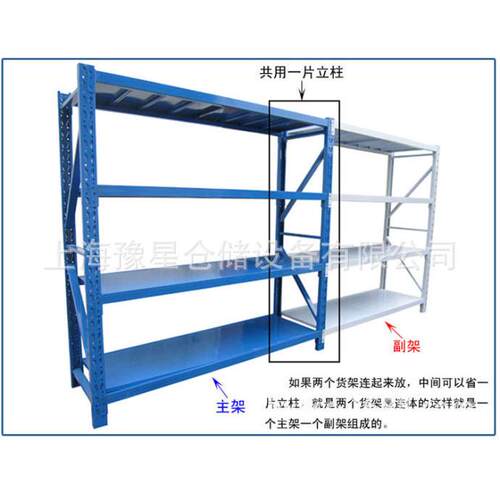 仓库仓储货架多层加厚重型架轻中型库房储物架铁架子快递横梁货架