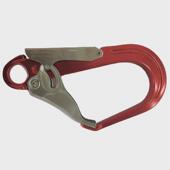 带挂钩大开口合金挂钩自锁加厚防脱保险钩铝合金钩挂架杆钢钩