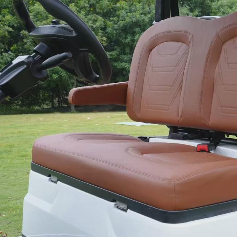 绿舒适度高尔夫球车四座敞开式电动观光车观赏空间广通高