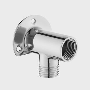 4分明装水龙头可固定式贴墙壁带底座靠墙洗衣机一分二外置接水嘴