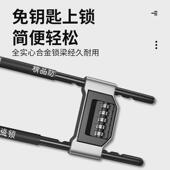 密码 锁u型挂锁玻璃门锁防锁防剪店铺门锁不锈钢撬防盗办公室门锁