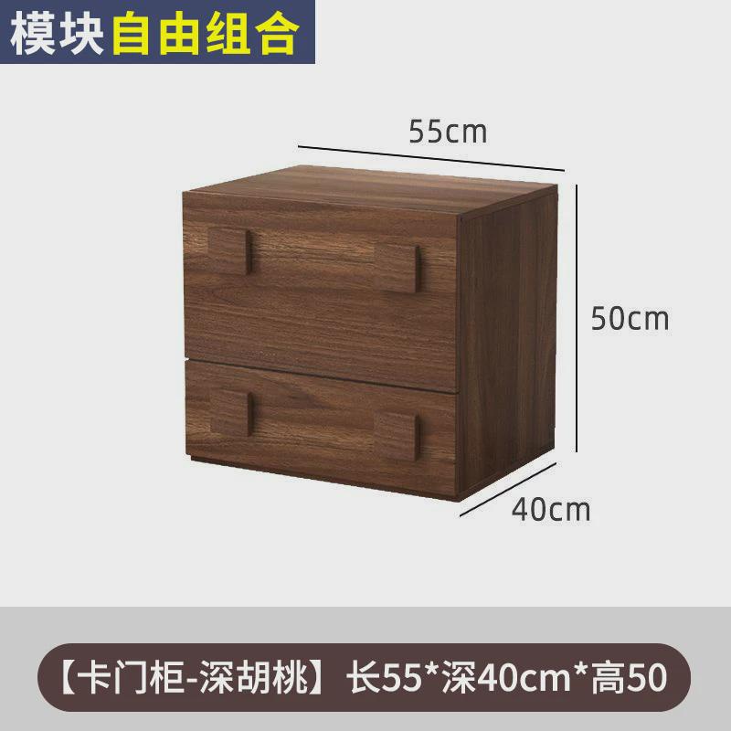 移动卡门柜储物柜阳台柜小户型复古收纳柜个性电视柜可拆卸床头柜