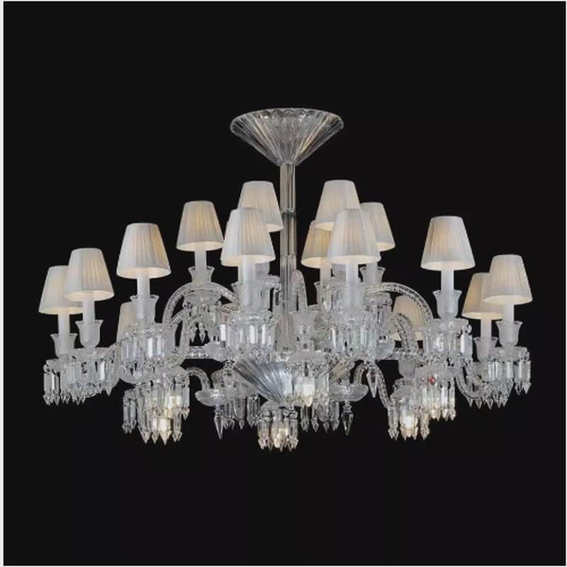 法式水晶吊灯奢华餐厅灯欧式客厅卧室灯高档新款别墅复式楼大吊灯