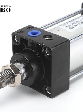 sc63x50x100x125x150标准气缸scd双出scj行程可调磁带-s耐高温-h