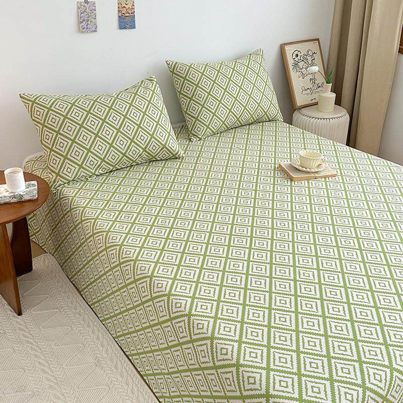 【优质】加密原棉印花老粗布床单学生宿舍棉麻布单双人被单三件套,床上用品,床单,淘宝优惠券,粉丝福利购,淘宝优惠卷