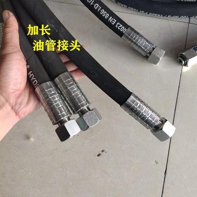 高压水管洗车机高压胶管钢丝编织缠绕高压油管黑色橡胶管工程机械