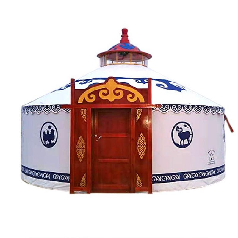 钢网蒙古包帐篷草原户外旅游餐饮住宿景区加厚抗风保暖娱乐蒙古包