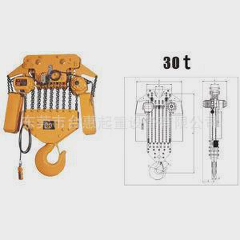 30吨横担式厂家环链电动葫芦起重机行吊wkto供应商低价批发