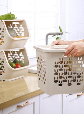 plastic toy storage basket snack vegetable shelf。
