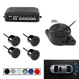 热销配导航 语音四探后视影像 车载显示器专用可视倒车雷达蜂鸣