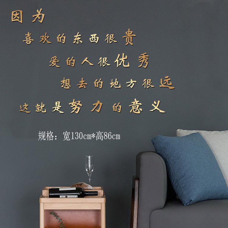 eq4f3d字立体墙贴公司团队励志办公室企业文化墙文字墙面装饰字体