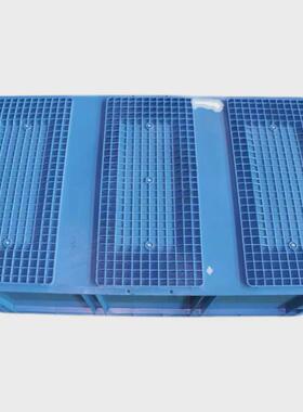 aza3灰色大塑料周转箱长条养鱼养龟缸收纳长盒大号箱子物流箱筐框