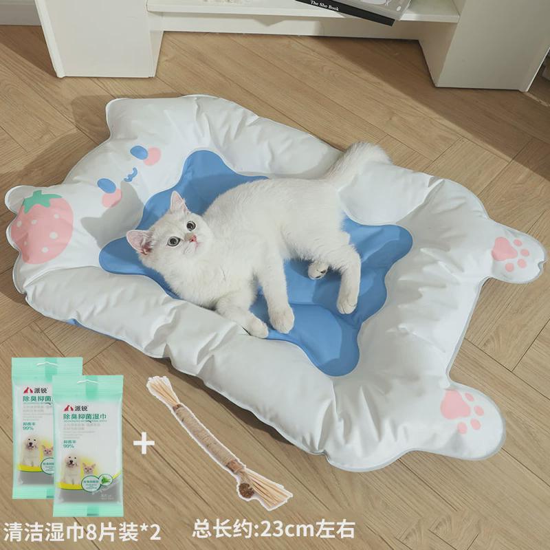 宠物冰垫凉席猫咪夏季猫窝猫垫子降温用水床凉垫冰窝狗狗夏天新款