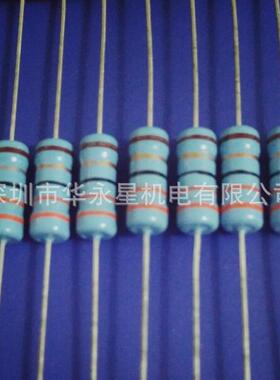 厂家直销色环电阻器，金属膜电阻器1/8w1/4w1/2w1w2w3w5ws