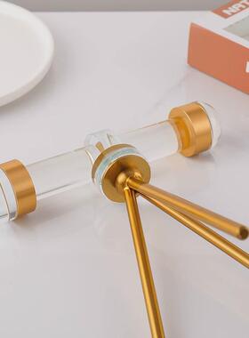 摆件轻奢天文望眼镜现代简约桌面客厅样板间装饰摆件水工艺品