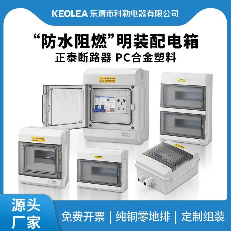 明装配电箱塑料空开户外电箱盒防水小配电箱室外防雨空箱开关盒,电子/电工,强电布线箱,淘宝优惠券,粉丝福利购,淘宝优惠卷