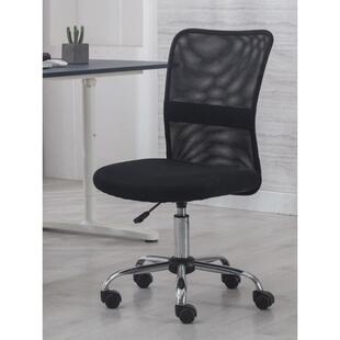 网布电脑椅升降旋转久坐工作家用扶手无书房小型简约靠背办公椅子