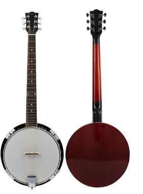 西洋民族乐器沙比利6斑鸠班卓琴banjo六弦弦琴儿童成人初学者吉他