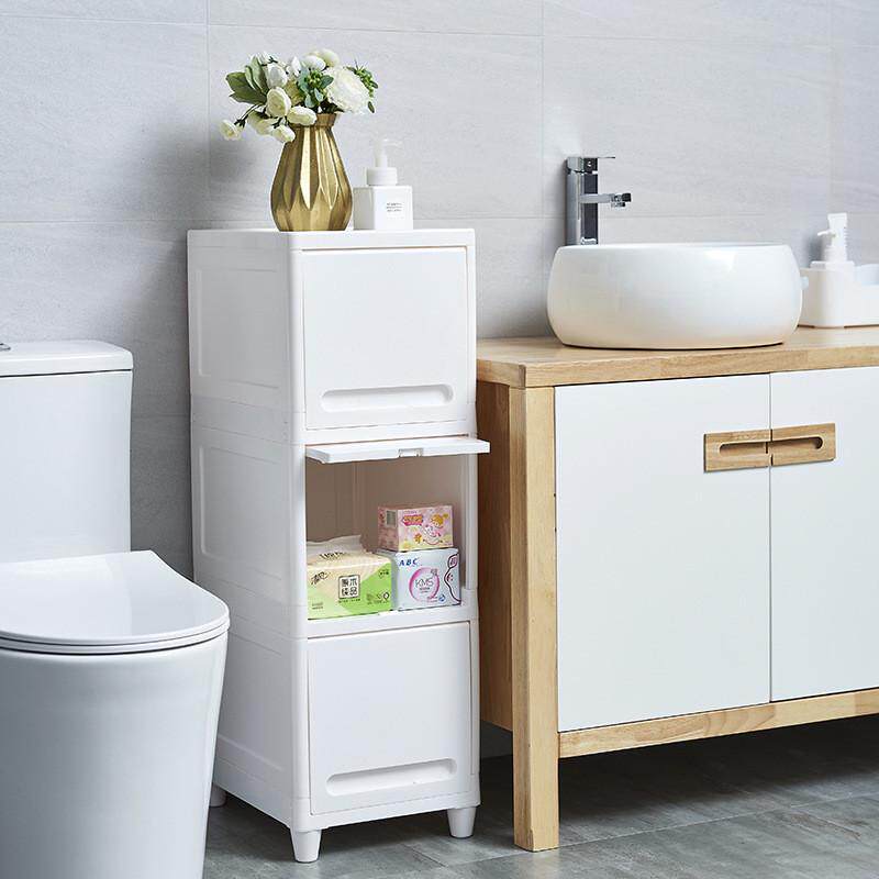 批发30cm夹缝收纳柜子抽屉式厨房缝隙多层卫生间窄储物柜置物架