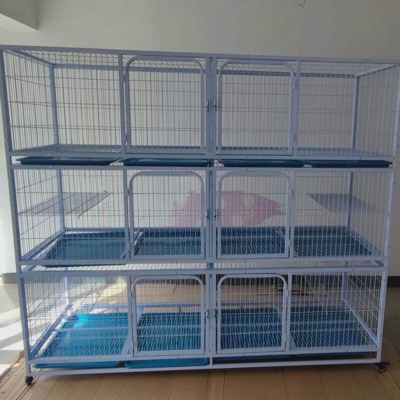 diy笼子材料围栏铁丝猫笼鸽子笼繁殖猫笼子繁育双层家用猫围挡